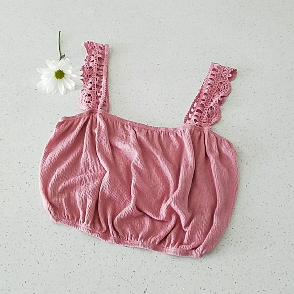 PacSun Tops - PacSun Rose Crop Top